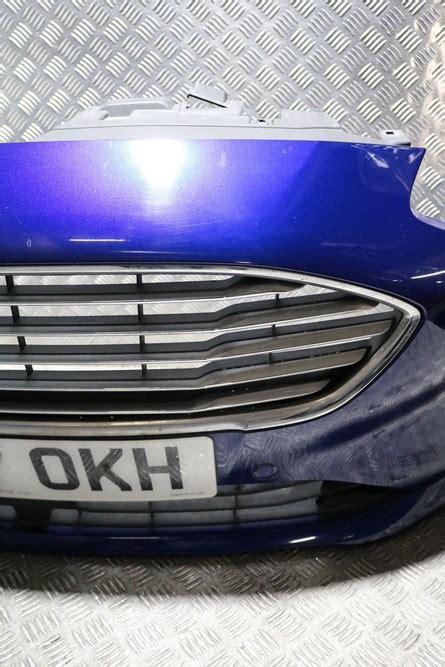 FORD FIESTA MK8 FRONT BUMPER IN DEEP IMPACT BLUE SEE PHOTOS 2017 2021