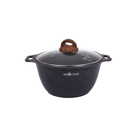 Кастрюля Kukmara Granit Ultra Induction 3 л со стеклянной крышкой ...