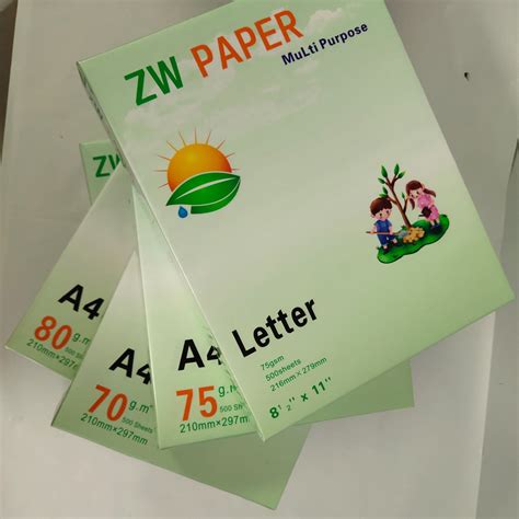 Actory Supply Letter Size Premium 100 Wood Pulp A3A4 Copy Paper 80 GSM