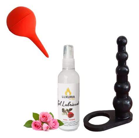 Combo Anal Principiantes Anillo Doble Penetracion Gel Mercadolibre