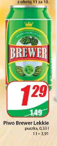 Piwo BREWER PILS Cena Promocje Opinie Sklep Blix Pl Brak Ofert