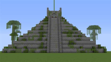 I attempted to build an aztec temple. : Minecraft