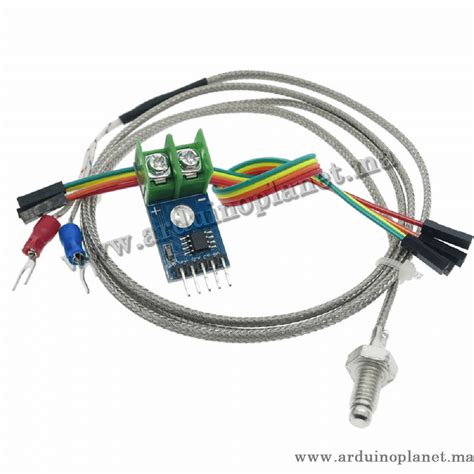 MAX6675 Module Avec Thermocouple Type K MicroPlanet Maroc