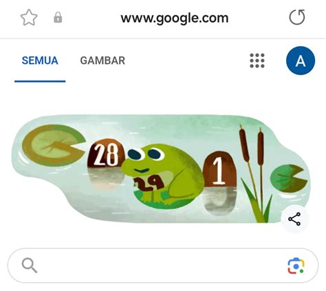 Katak Lompat Google Doodle Tampilkan Tema Tahun Kabisat Februari