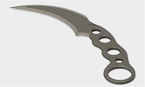 3D printed karambit 3D model 3D printable | CGTrader