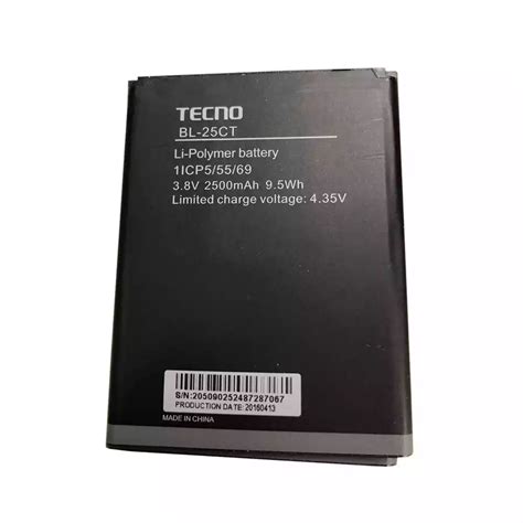 Genuine Tecno Bl Ct Cellphone Battery For Tecno Bl Ct