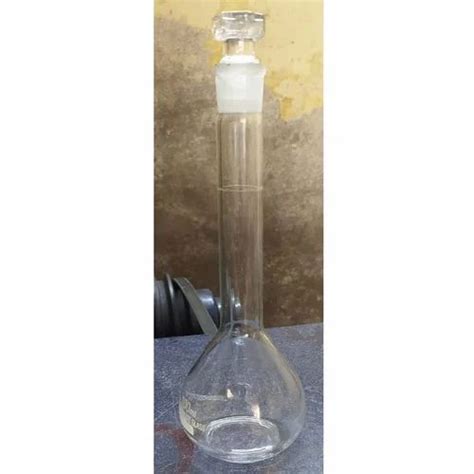 Round Head Shape Ml Borosilicate Glass Volumetric Flask For