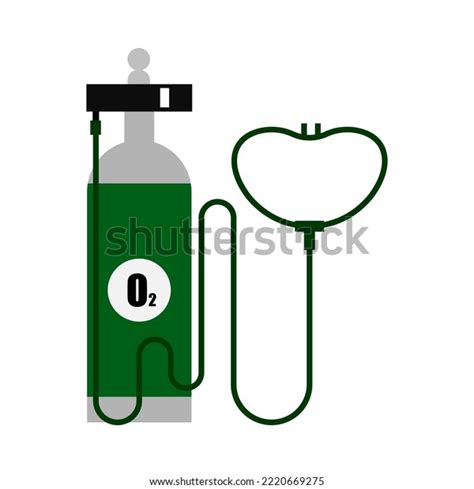 Illustration Oxygenation Therapy On Isolated Background Stock Vector ...