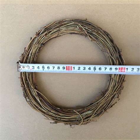 10 30cm Natural Rattan Wreath DIY Christmas Weddin Grandado