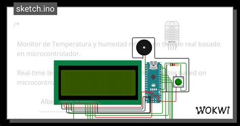 Monitor De Temperatura Y Humedad Relativa Con Lcd X Wokwi Esp