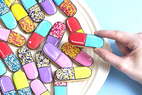 Pill Capsule Cookies