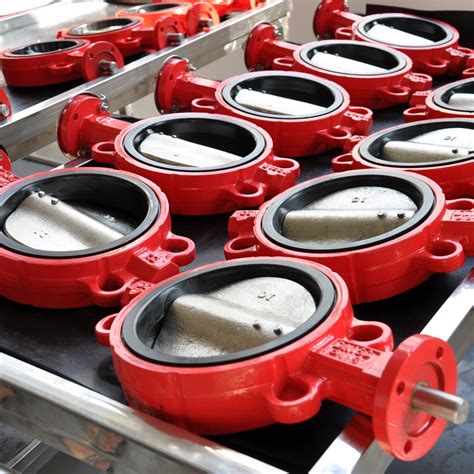 High Strength Cast Iron Clamp Wafer Type Butterfly Valve Made In China