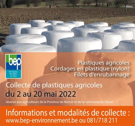 Collecte Des Plastiques Agricoles Site De La Ville De Gembloux