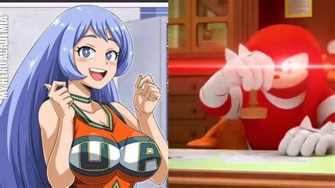 Knuckles Rate My Hero Academia Female Characters Crushes Youtube