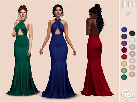 Sifix S Hyperia Gown In Sims Dresses Sims Clothing Sims