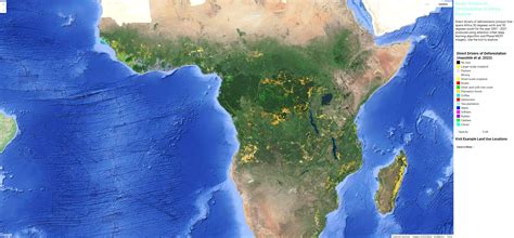 Deforestation In Africa Map