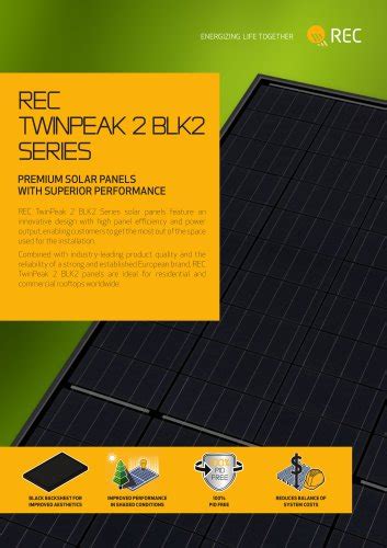 Rec Peak Energy Blk Series Rec Pdf Katalog Beschreibung Prospekt