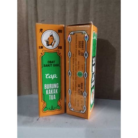 Jual Obat Sakit Gigi Cap Burung Kakak Tua 2ml Shopee Indonesia