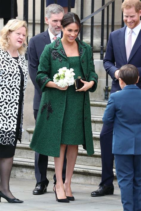 Meghan Markle In Green Erdem For Commonwealth Day Dress Like A Duchess