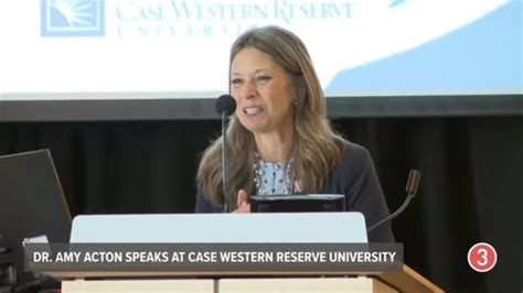 Watch Dr Amy Acton Speaks At Case Western Reserve University Youtube