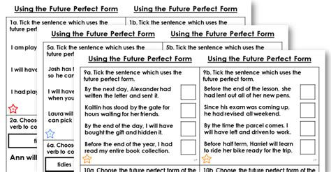 Year 5 Using The Future Perfect Form Lesson Classroom Secrets Classroom Secrets