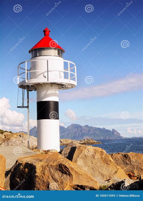 Norway, Lofoten Islands, Coast Landscape Mountains Fjords Stock Image ...