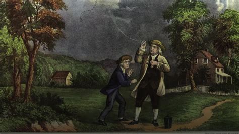 This Day In History Benjamin Franklin Flies A Kite During Thunderstorm