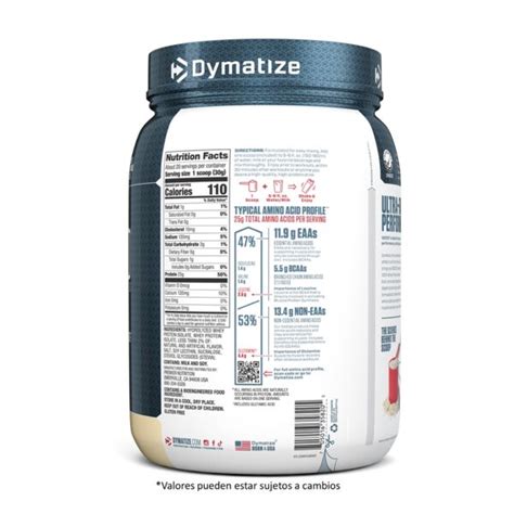 Dymatize Iso 100 1 4 Lbs Vainilla Right Nutrition