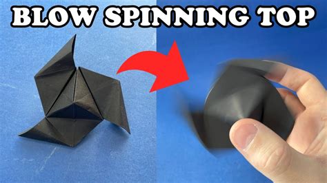 Blow Spinning Top How To Make A Paper Beyblade Origami Beyblade