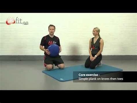 Abdominal and Core Exercises using the 66fit Wobble Cushion - Part 5 ...