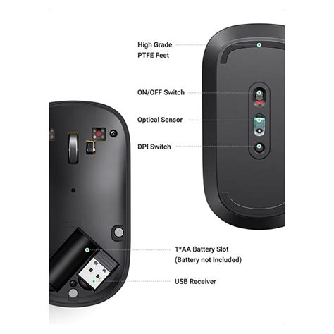 UGREEN MU001 (90372) Portable Wireless Mouse Price in BD