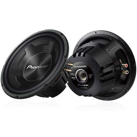 Alto Falante Subwoofer Pioneer TS W3090BR 12 Pol 600W Rms 2X4 Ohms