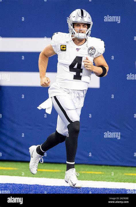 Indianapolis Indiana USA 29th Sep 2019 Oakland Raiders Quarterback