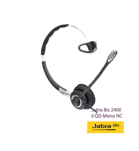 Jabra Biz 2400 Ii Qd Mono Nc Audífono Para Call Center Rac Technologies