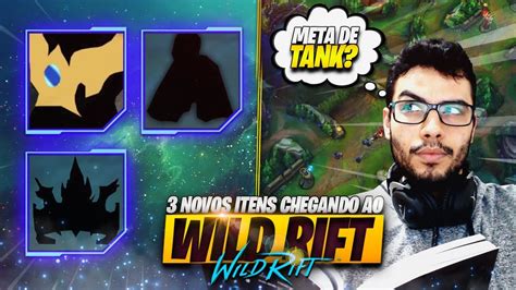 3 Novos ITENS Chegando ao WILD RIFT O META de TANKS é REAL YouTube