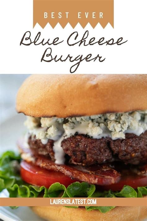 Blue Cheese Burger Recipe | Blue cheese burgers, Blue cheese burgers ...