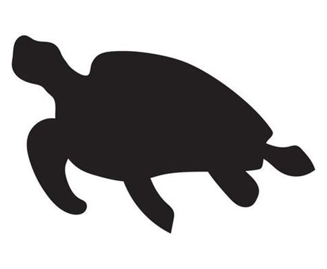 Sea Turtle Silhouette Vector Art, Icons, and Graphics for Free Download