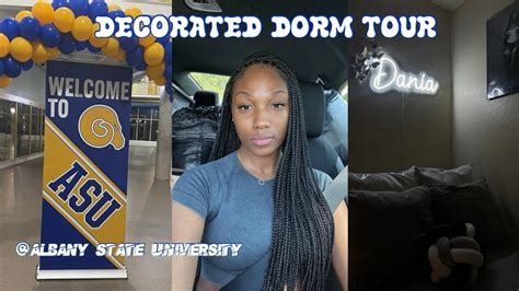 COLLEGE MOVE IN DECORATED DORM TOUR ALBANY STATE UNIVERSITY YouTube