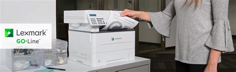 LEXMARK MB2236adw Multifunction Laser Printer, Monochrome, White/Gray ...