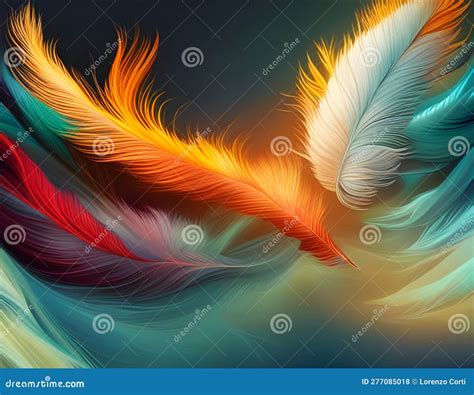 Colored Feathers Stock Illustration Illustration Of Created 277085018