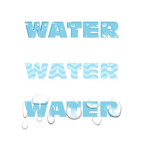 Realistic Transparent Water Drops Outline Group Of Objects Shower