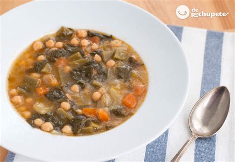 Potaje De Garbanzos Con Verduras Potaje Vegetal Paso A Paso De Rechupete