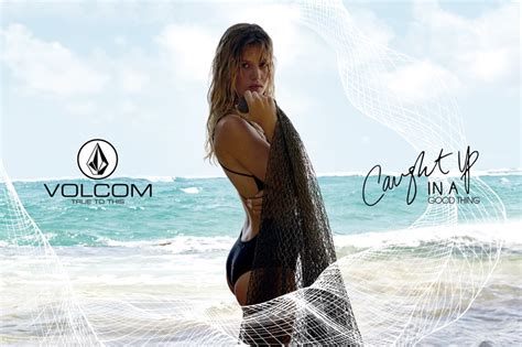 Volcom Simply Solid Swimwear W Georgia May Jagger