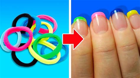 26 Easy Nail Hacks Every Girl Should Try Youtube