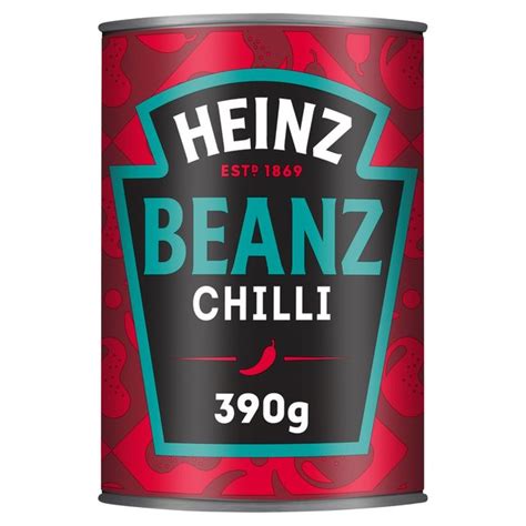 Heinz Beanz Fiery Chilli 390g From Ocado