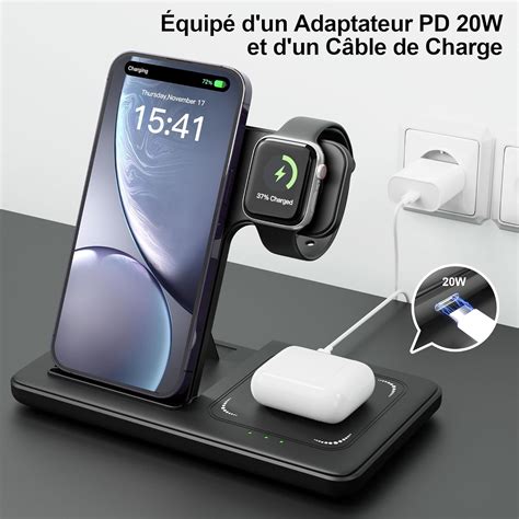 Chargeur Induction En For Iphone Pro Max Plus Apple