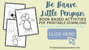 Free Printable Be Brave Little Penguin Activities