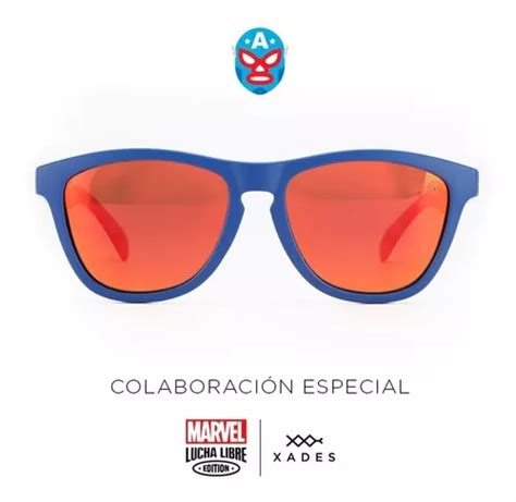 Lentes Xades Capit N Am Rica Marvel Polarizados Originales Cuotas Sin