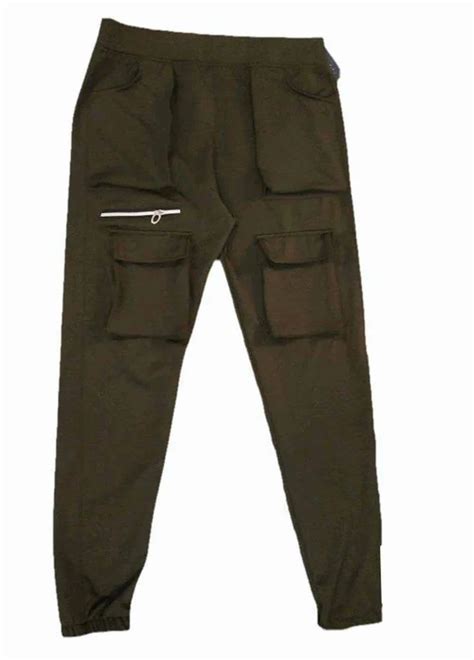 Solid Men Plain Cotton Cargo Pant Loose Fit At Rs In New Delhi