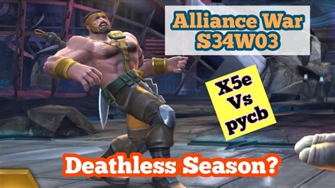 Alliance War S34W03 X5e Vs Pycb Dont Ever Give Up In War YouTube